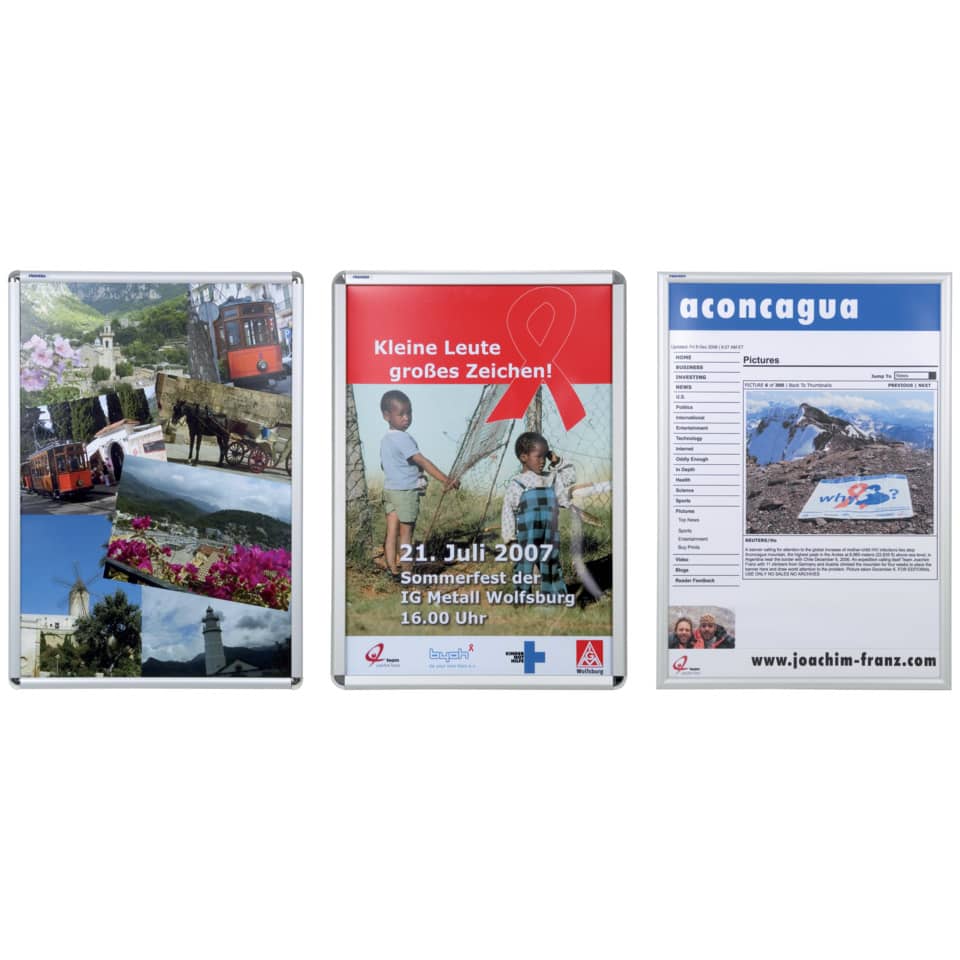 Werbung, Plakat, Person