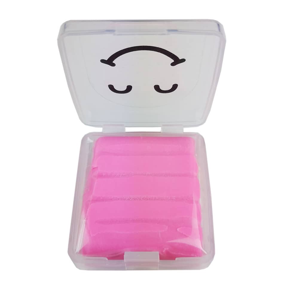 pink, Gesichtsmaske, Aufbewahrungsdose, Knetmasse, Clips