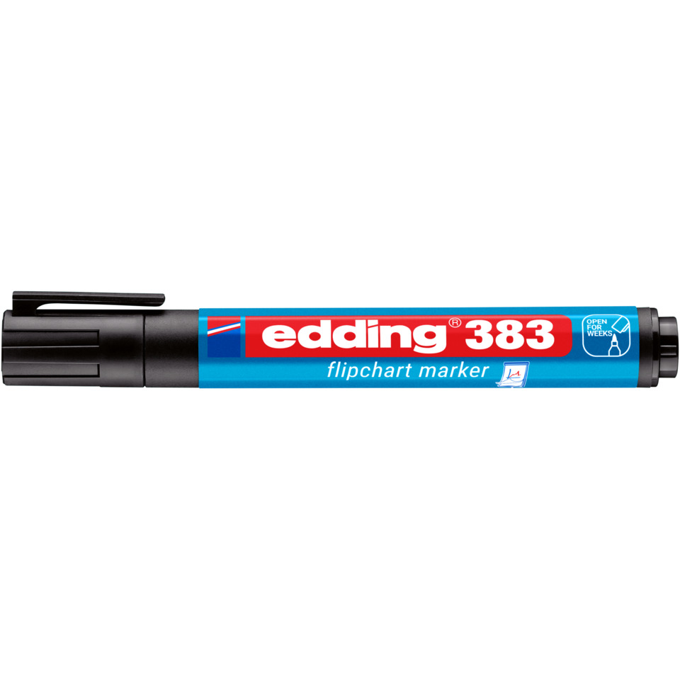 Marker, Flipchart, Blau, edging 383, Stift