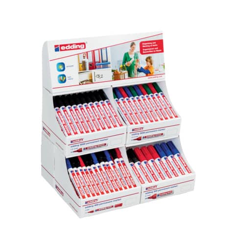 Permanentmarker 3000/400/500, 112 Stück, sortiert EDDING 4-51000