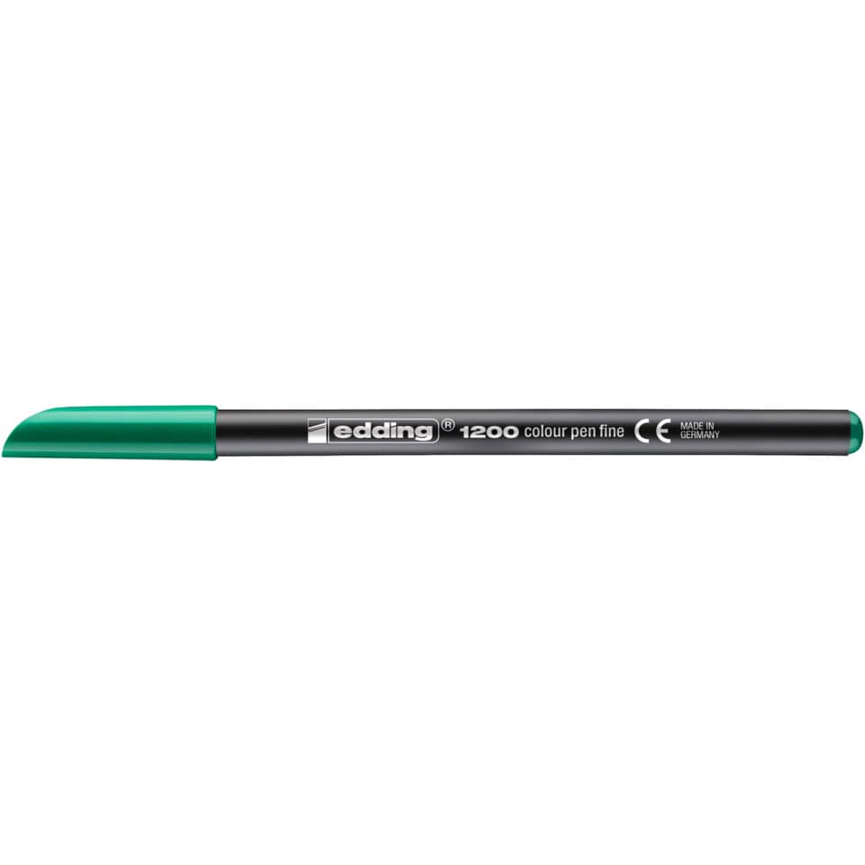 Faserschreiber 1200, 1mm, Rundspitze, grün EDDING 41200004