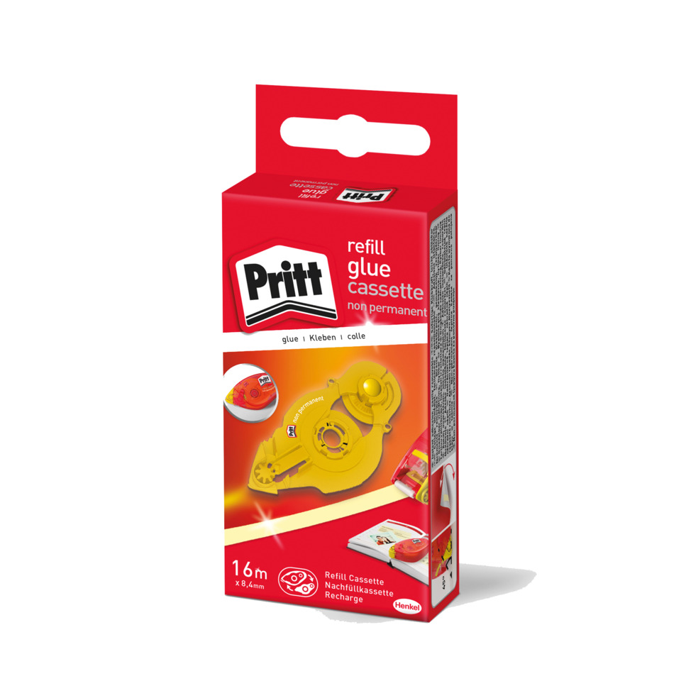 refill, kleber, kassette, pitt, 16m
