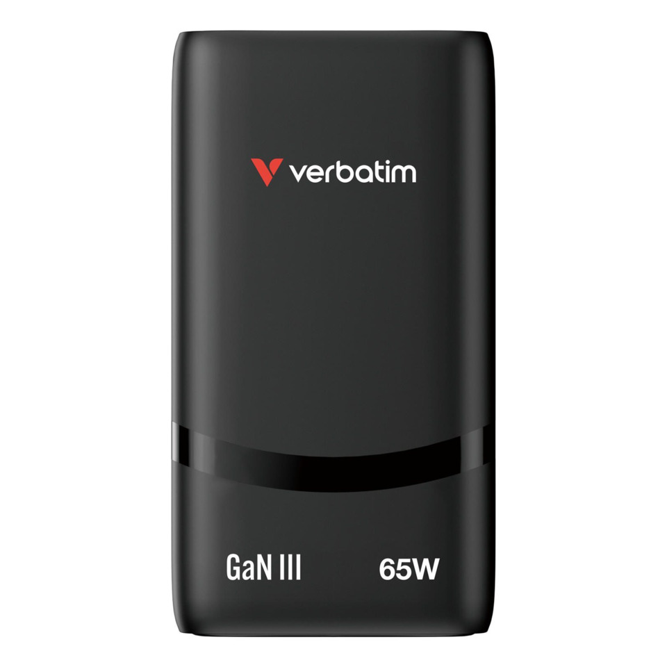 GaN III, 65W, Power Bank, Schwarz, Verbatim