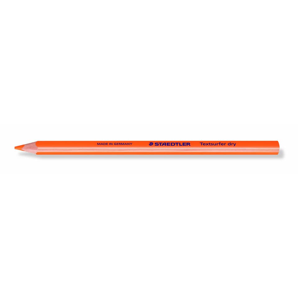 Bleistift, Orange, Textsurfer, 2B?, Holzbleistift