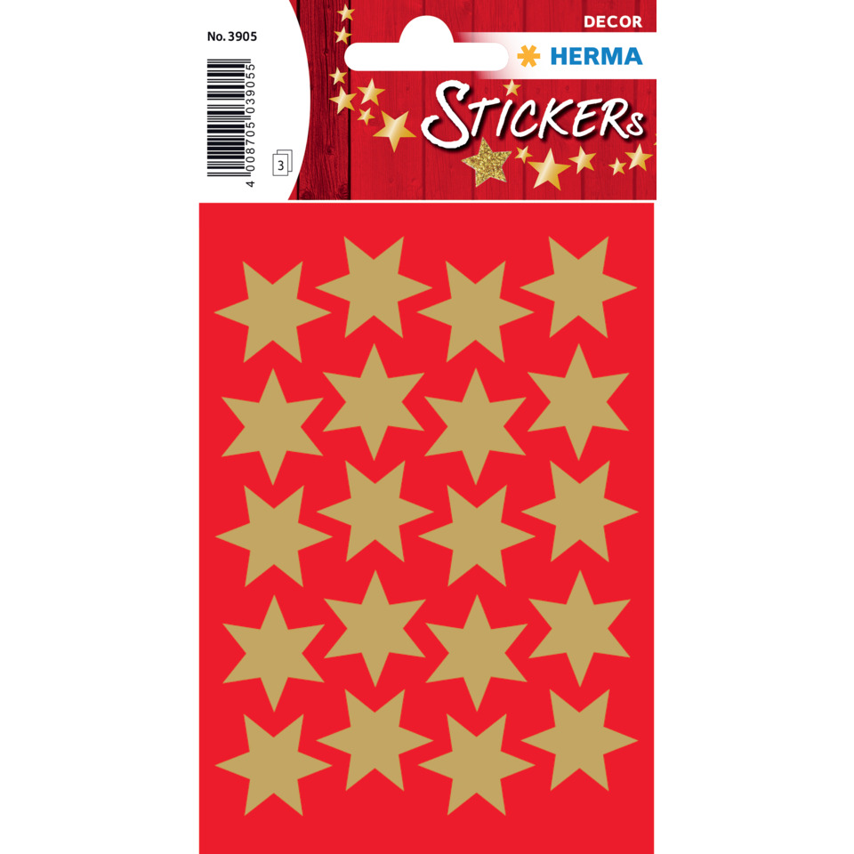 Sticker sheet, Sterne, Goldene Sterne, Roter Hintergrund, Dekorative Sticker