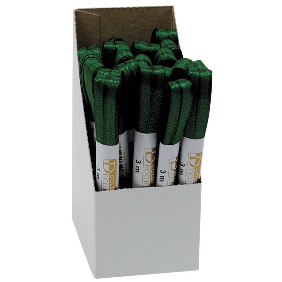 Taftband, 5mmx3m, dunkelgrün GOLDINA 1445 005 59 2003