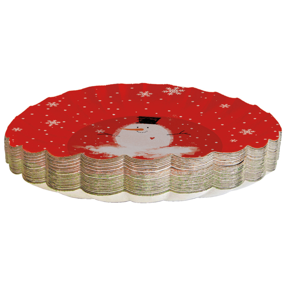 Weihnachtsdeko, Schneemann, Roter Hintergrund, Dekorationen, Schneeflocken