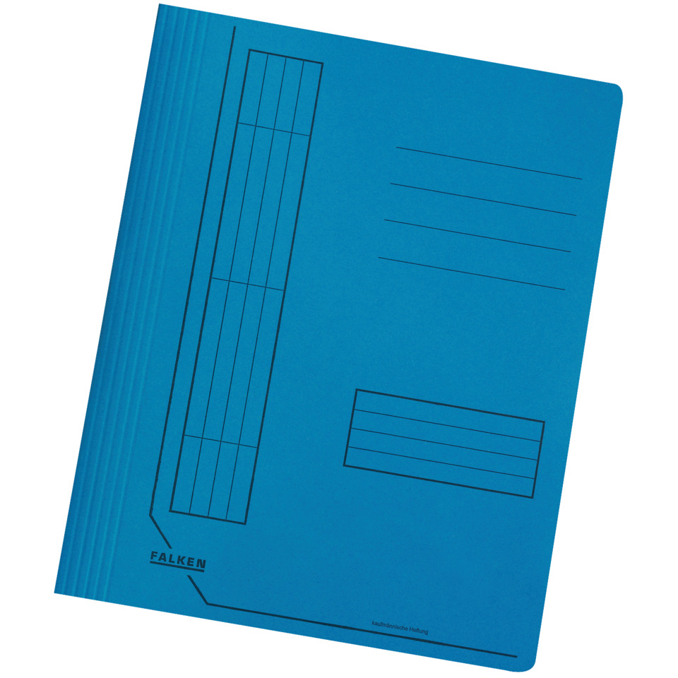 Notebook, Blau, Lineatura, Spiralbindung, FALKEN