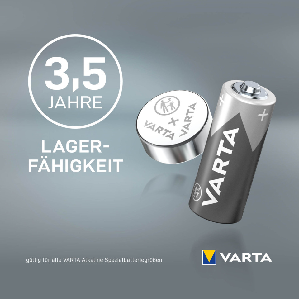 Alkaline Batterie, VARTA Batterie, Langzeitbatterie, Knopfzelle, Mikrobatterie