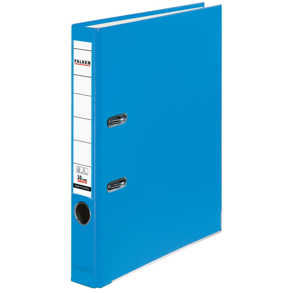 Ordner, Ordner A4, Bindemittel, Kunststoff, blau