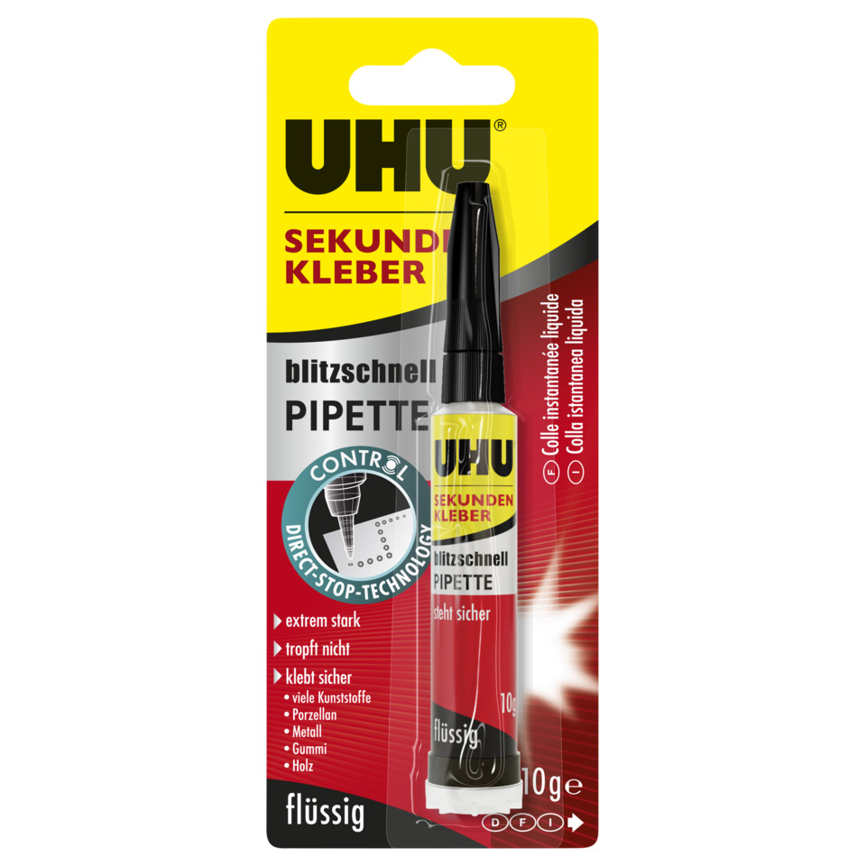 Kleber, Pipette, Klebstoff, Flüssig, Schnell
