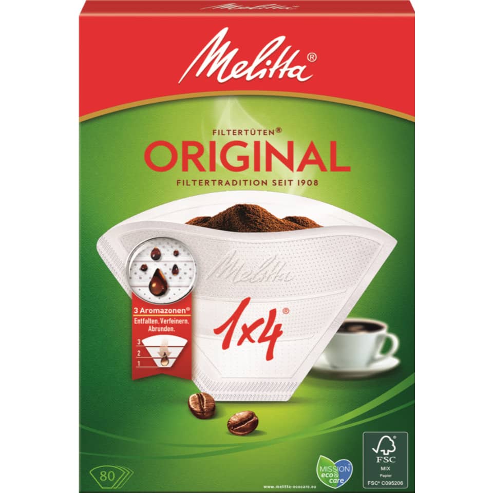 filtertüte, original, melitta, kaffeefilter, fsc