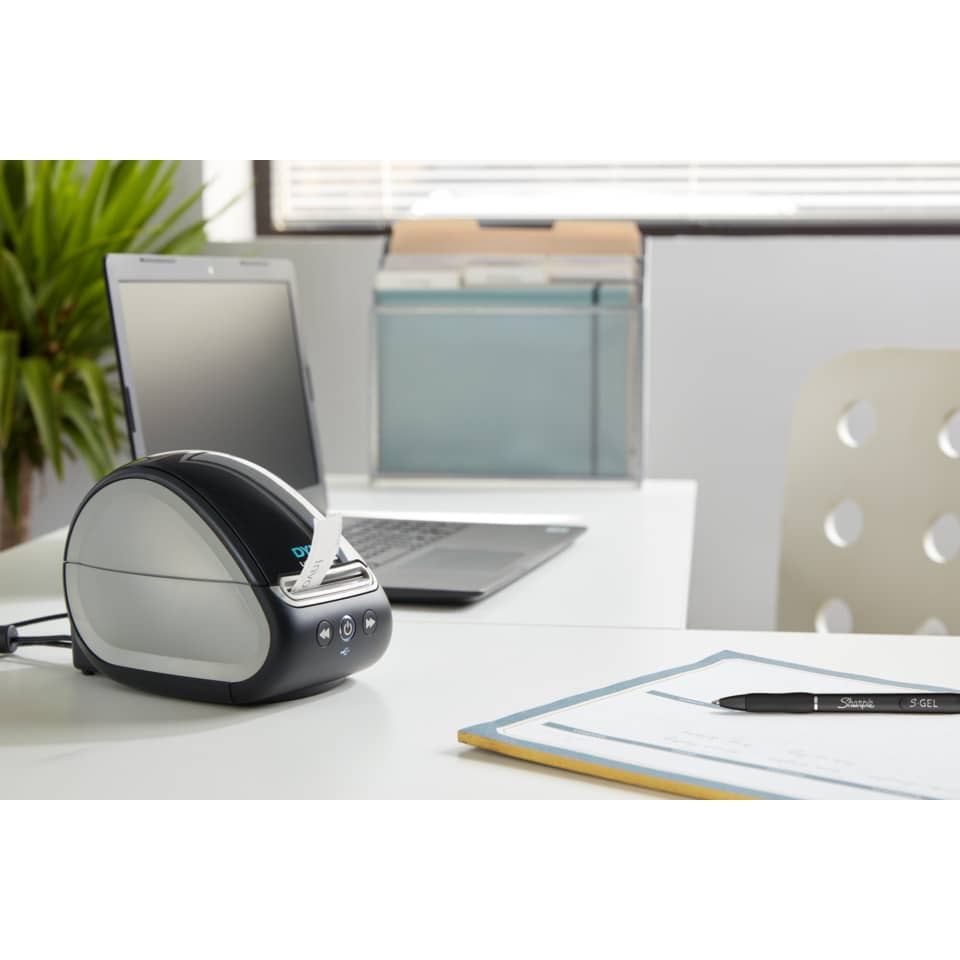 Scanner, Headset, Schreibtisch, Büro, Office