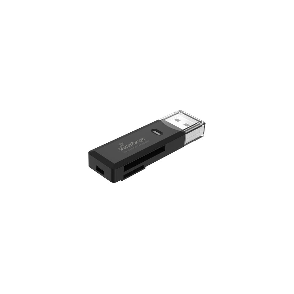 USBAdapter, MemoryStick, USB-A, Schwarz, Kunststoff