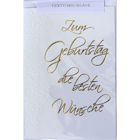 Geburtstagskarte geprägt  51-TV20