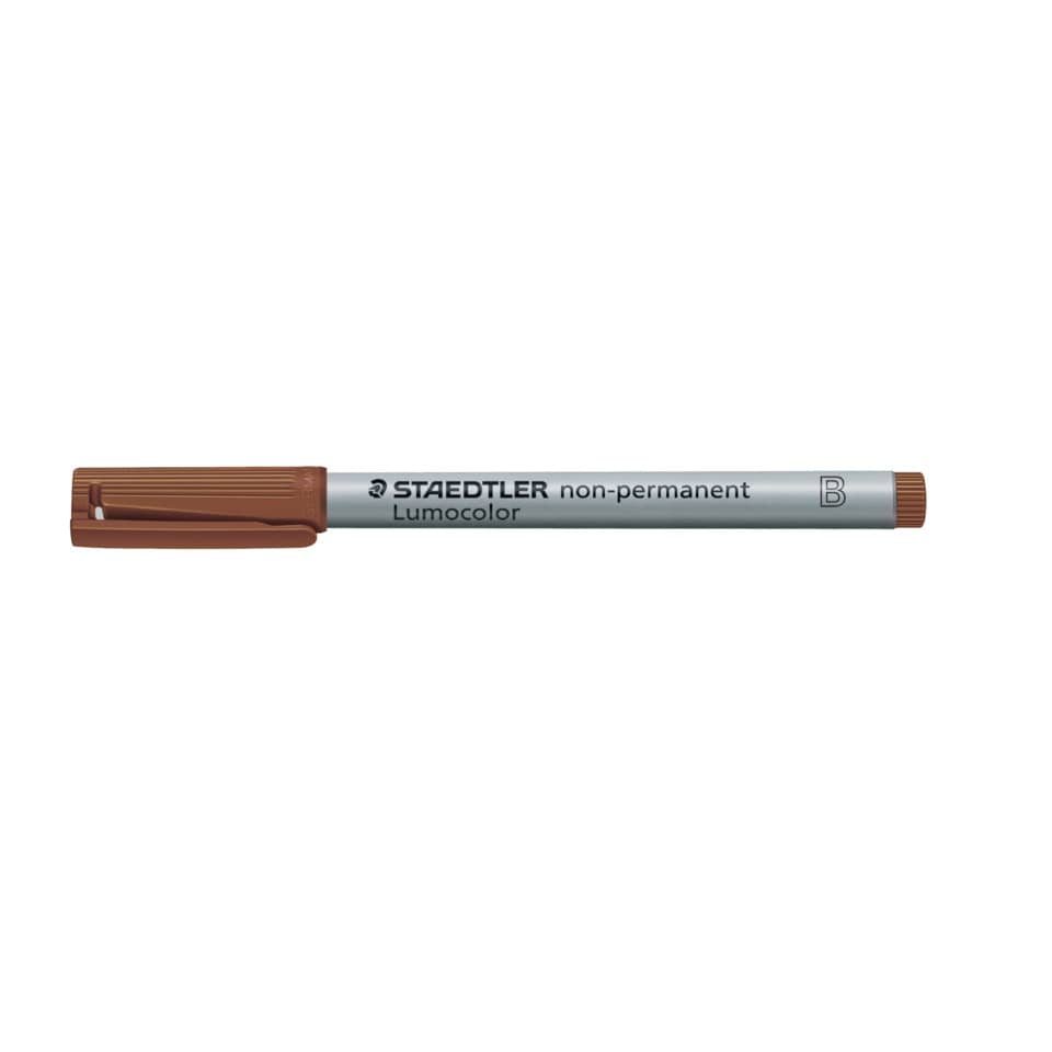 Lumoscolor, Marker, Braune Kappe, Permanentmarker, Spitze Keil