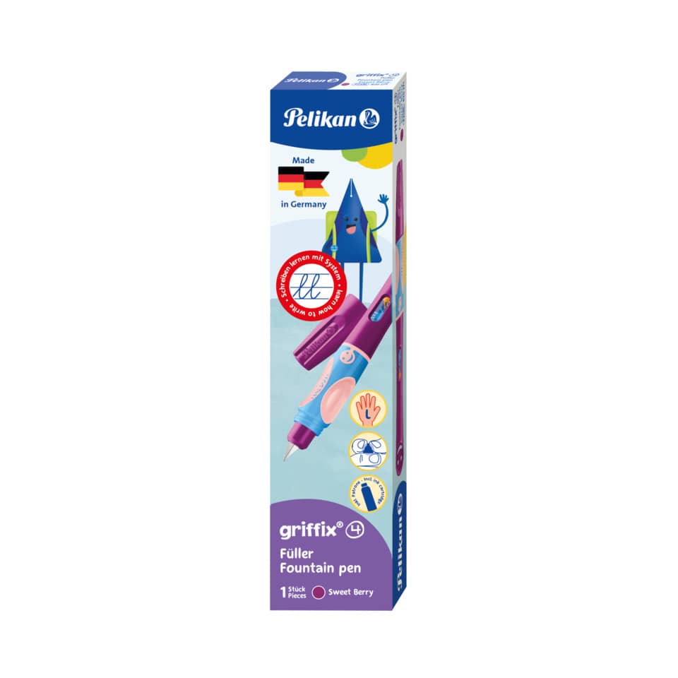 Patronenfüller griffix® sweet berry Faltschachtel   links PELIKAN 300009656