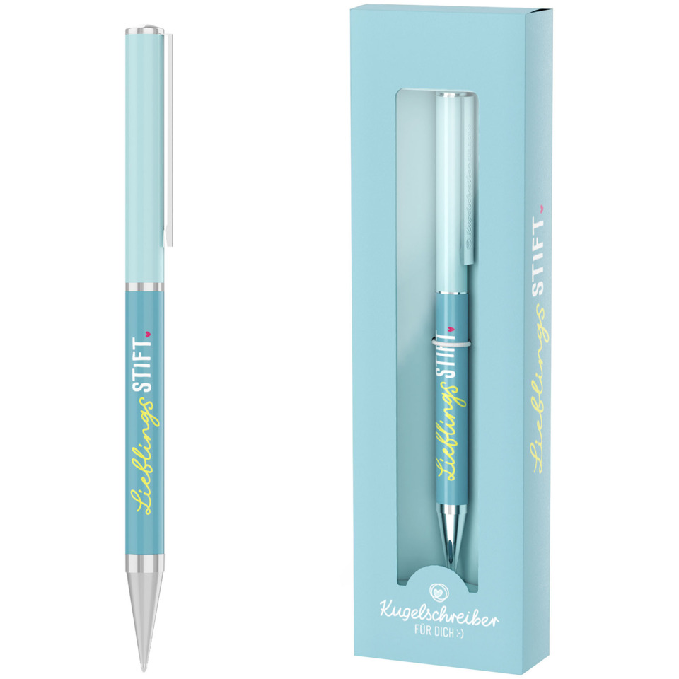 Kugelschreiber, Bunter Stift, Kugelstift, Schreibgerät, Druckknopf-Design