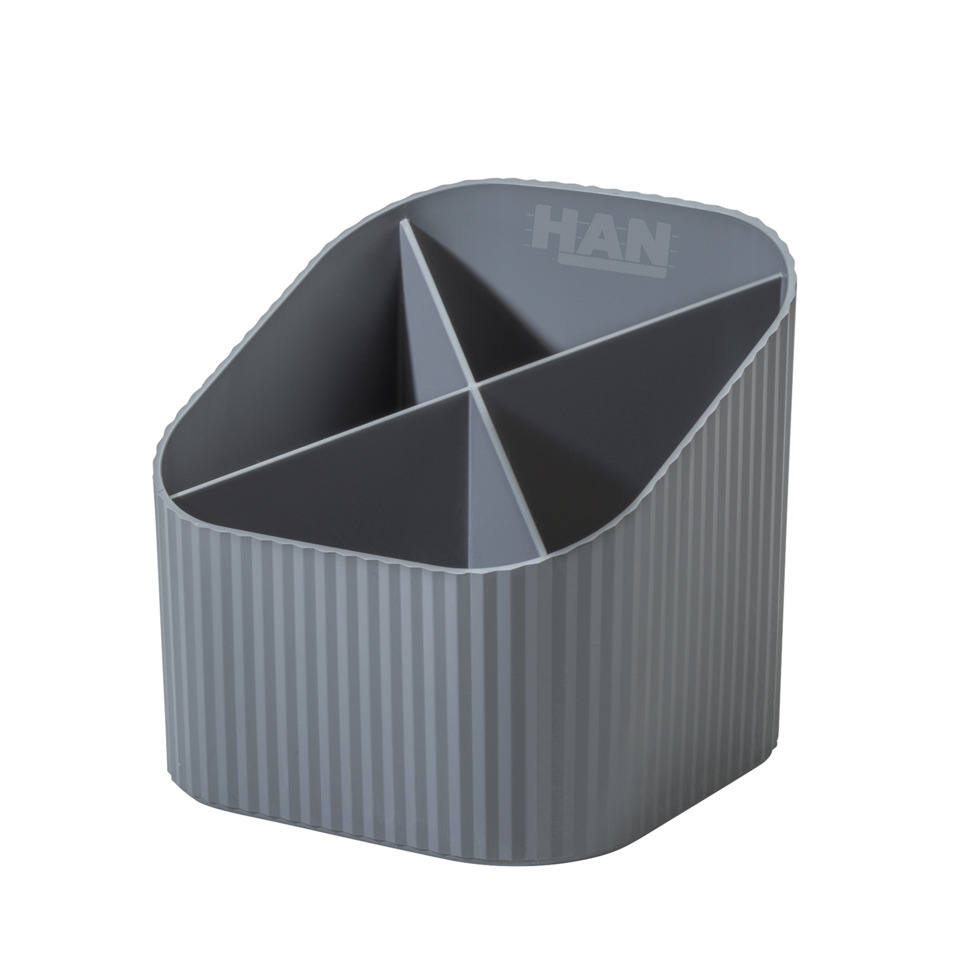 Organizer, Schreibtisch-Organizer, Trenner, Kunststoff, Grau