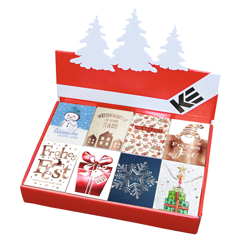 Weihnachtskalender, Adventskalender, Schokolade, Frohes Fest, Geschenkbox
