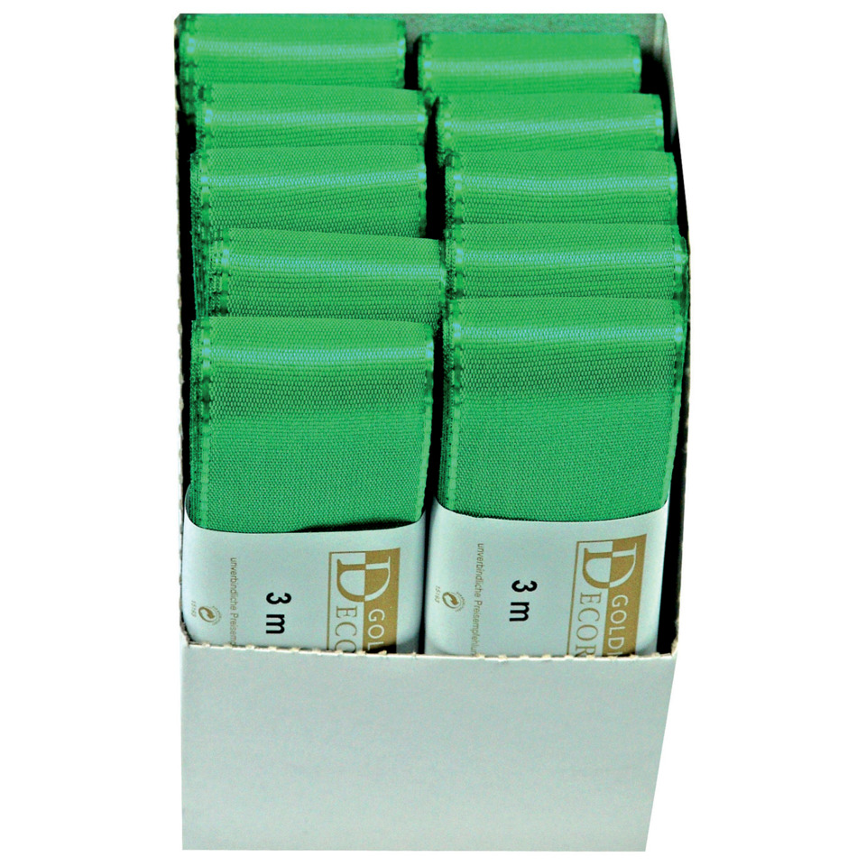 Taftband, 40mmx3m, grün GOLDINA 1445040501003