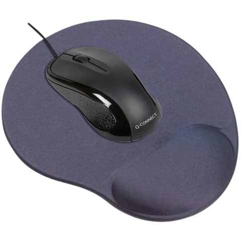 Mauspad mit Gelauflage, schwarz Q-CONNECT KF02213