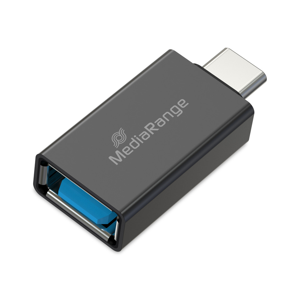 USB-C-Adapter, Type-C, USB-3.0, Dongle, Aluminium