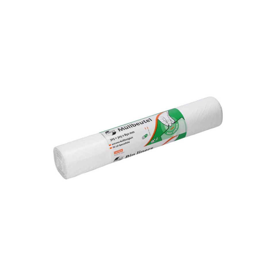 Müllbeutel, Abfallsack, Rolle, weiß, Küche