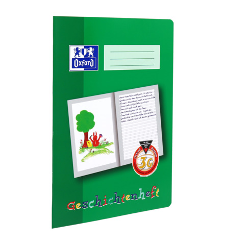 Geschichtenheft, A4, 16 Blatt, Lin.3G, liniert OXFORD 100050093