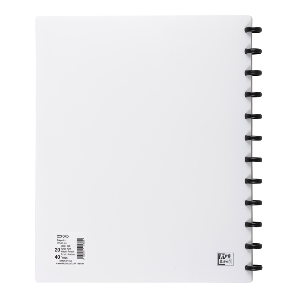 spiral notebook, weißer Notizblock, A4, Ringbindung, Oxford-Marke