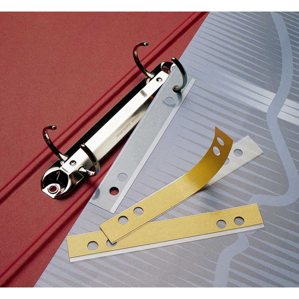Binder, Binder-Ringe, Dreiringbinder, Metallischer Binder, Streifen mit Löchern
