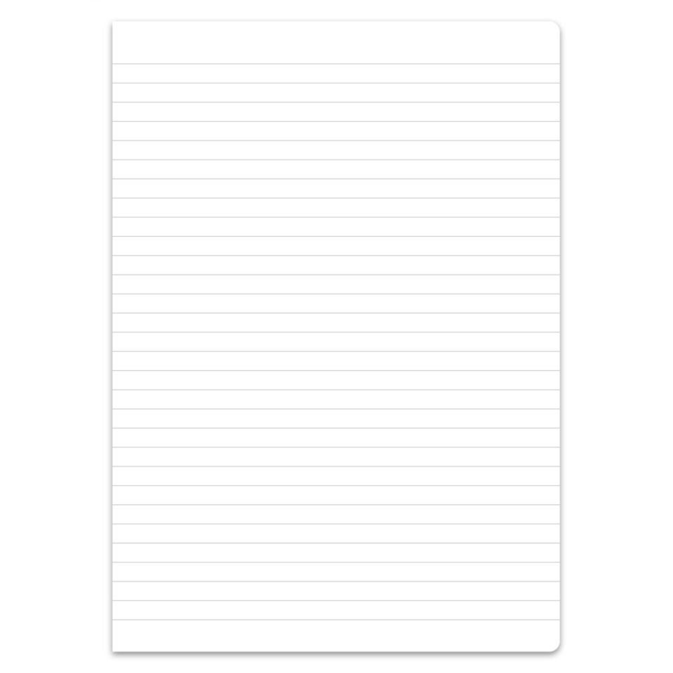 Notizblock, Liniert, Kartenblock, Schutzcover, Papier