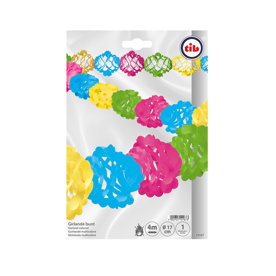 Girlande, bunt, Papier, Dekoration, Kuchen-Dekoration