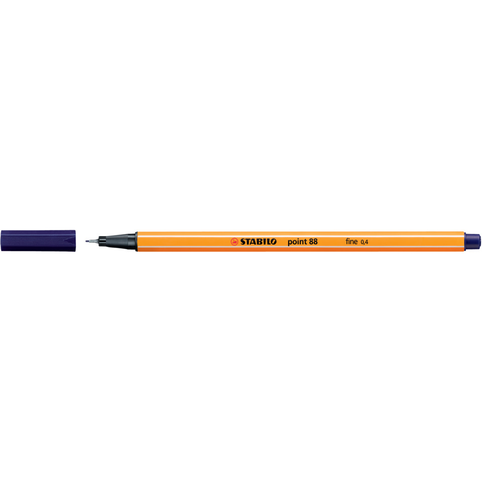 Marker, Stift, feiner Punkt, Orange, Kugelschreiber