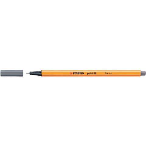 Fineliner point 88®, 0,4 mm, paynesgrau STABILO 88/98