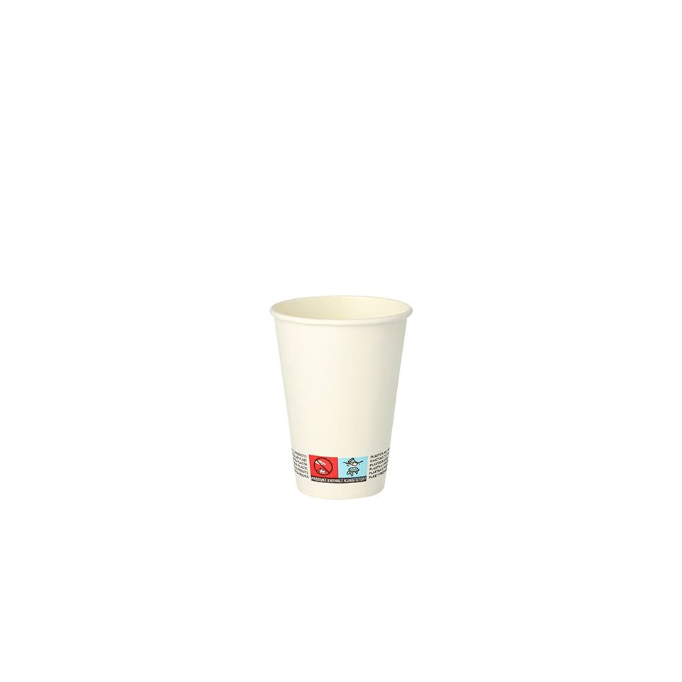 Becher, Papierbecher, Einwegbecher, Küchenware, weißer Becher
