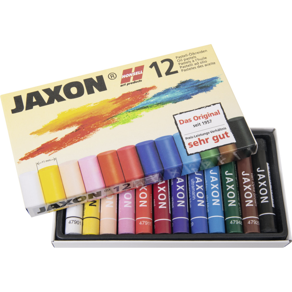Pastellkreiden, Acrylstifte, Set, Farben, JAXON