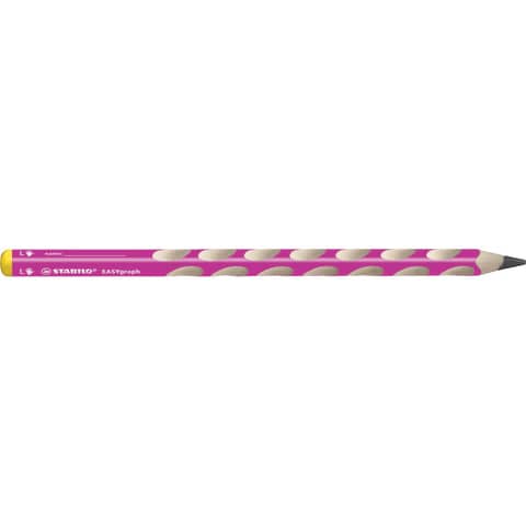 Bleistift EASYgraph Linkshänder, 2B, pink STABILO 321/01-2B-6