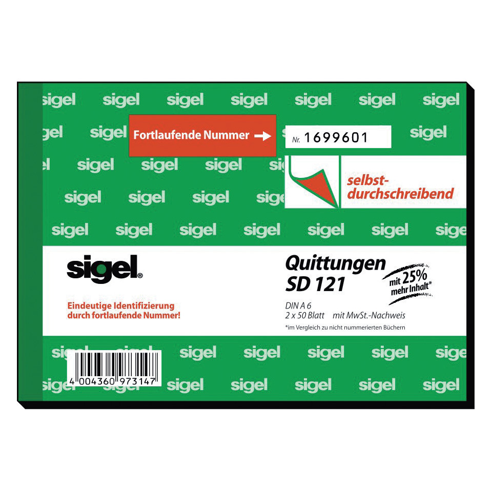 Quittung, Kassenbuch, Rechnungsbuch, Sigel, Buchumschlag