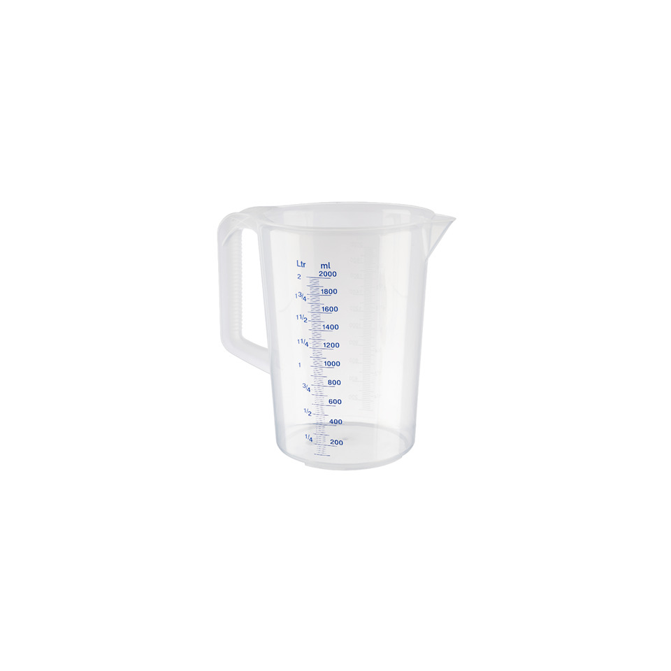 Messbecher, Meßbecher, Becher, Messkannen, Transparenter Becher