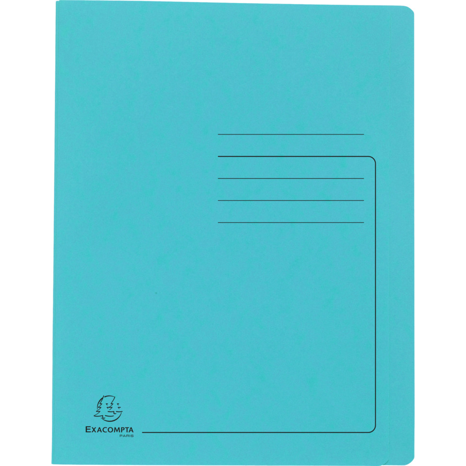 notebook, turquoise, lined, flip-lower-right, Exacompta