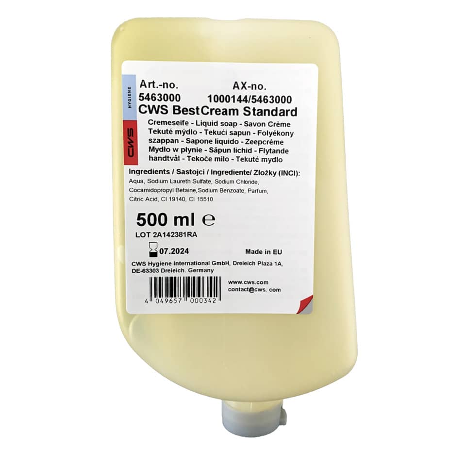 Seife, Flüssigseife, 500 ml, CWS BestCream Standard, Hygieneprodukt