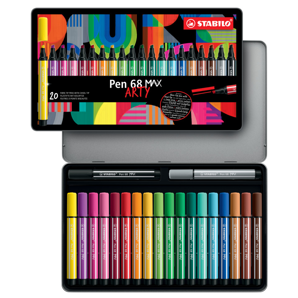 Marker set, Art markers, Alcohol-based, Color assortment, Bright colors