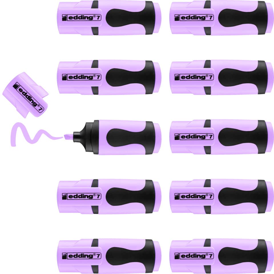 marker, highlighter, purple, dual-tip, ruled-case