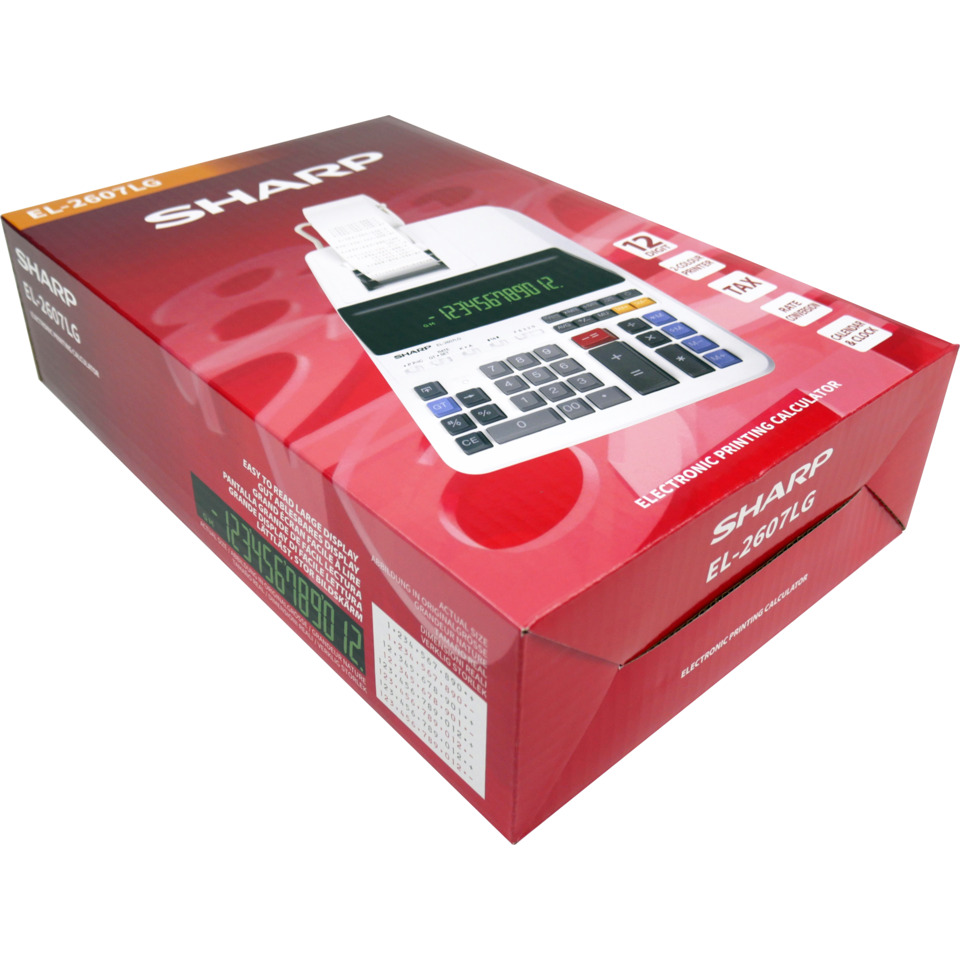 Taschenrechner, Elektrorechner, Schachtel, LED-Anzeige, Digitaler Rechner