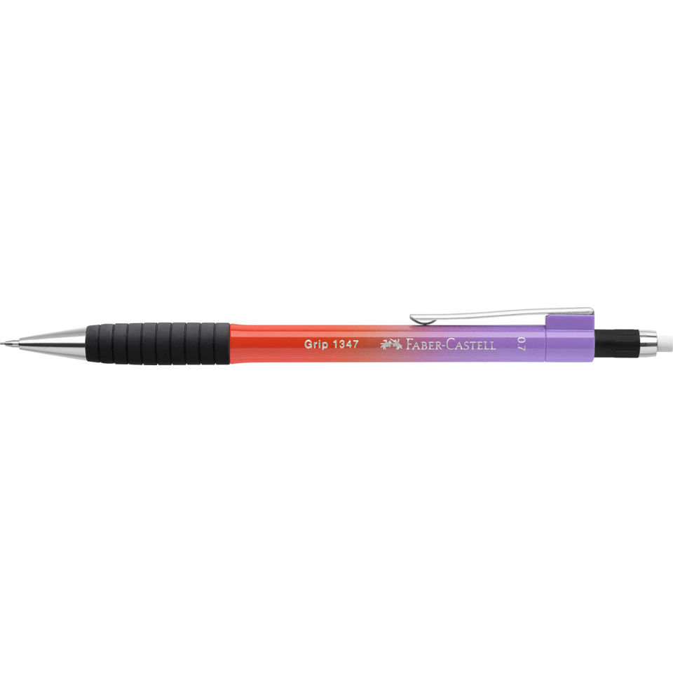 Bleistift, Grip, Drehbleistift, Farbverlauf, Metalclip
