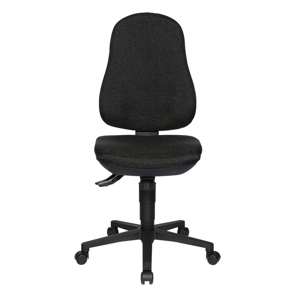  Bürostuhl, Sessel, Rückenlehne, schwarz, Stuhl mit Rollen