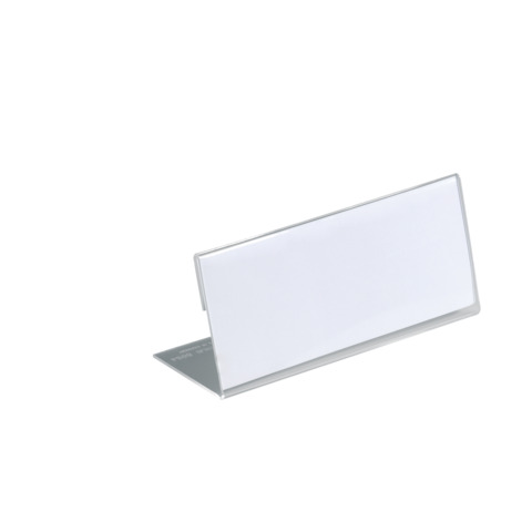 Tischschild, 61x150mm, 10 Stück, transparent DURABLE 8054 19
