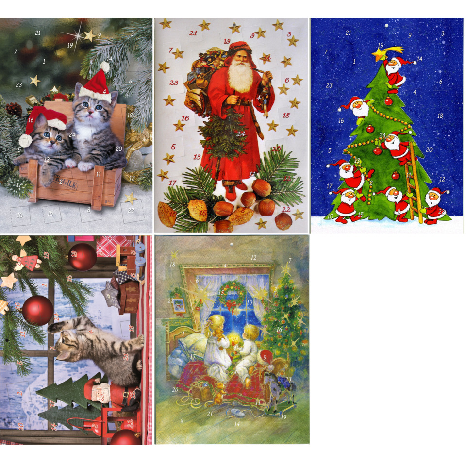 Weihnachtskalender, Katzen, Weihnachten, Tiere, Adventskalender