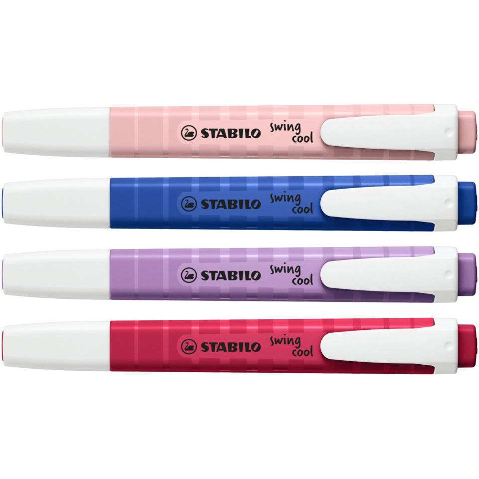 Marker, Stabilo, Swing Cool, Filzstifte, 4er-Set